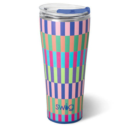 Swig Brite Stripe Tumbler (32oz)