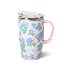 Load image into Gallery viewer, Swig Hydrangeas Travel Mug (18oz)