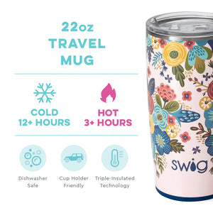 Swig Bella Rosa Travel Mug (22oz)