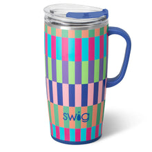 Load image into Gallery viewer, Swig Brite Stripe Travel Mug (22oz)