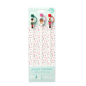 Swig Straw Toppers - Classic Nutcracker