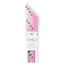 Load image into Gallery viewer, Swig Reusable Straw Set - Sweet and Spooky + Pink