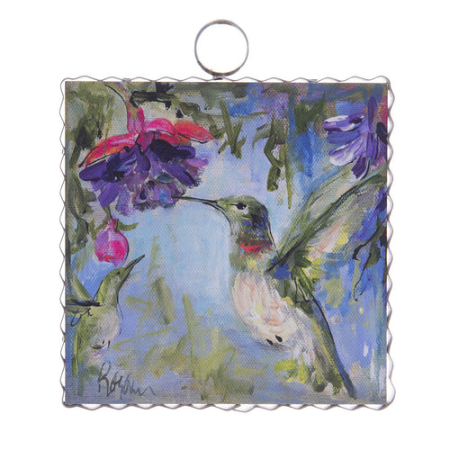 RTC Mini Gallery Charm - Hummingbird & Fucia