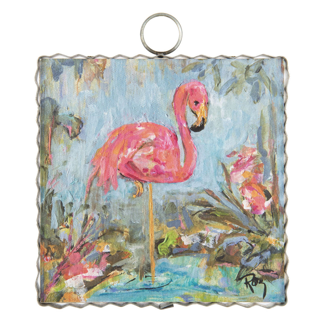 RTC Mini Gallery Charm - Flamingo Standing