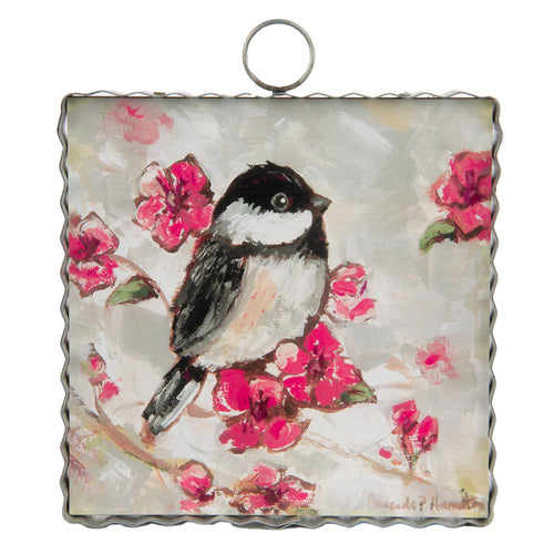 RTC Mini Gallery Charm - Chickadee Spring