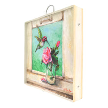 Load image into Gallery viewer, RTC Mini Gallery Charm - Hummingbird In the Window