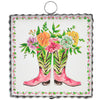RTC Mini Gallery Charm -  Pink Cowboy Boots