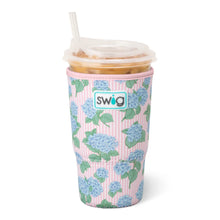 Load image into Gallery viewer, SWIG Hydrangeas Iced Cup Coolie (Large)