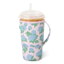 Load image into Gallery viewer, SWIG Hydrangeas Iced Cup Coolie (Large)