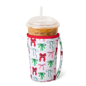 Swig Ribbons & Bows Iced Cup Coolie 22oz