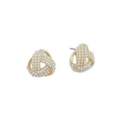 Meghan Browne Sack Earring - Pearl