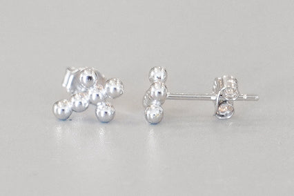 Meghan Browne 18k Sue Earring - Silver