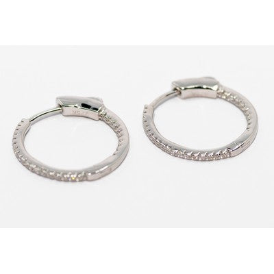 Meghan Browne 18k Suki Earring - Silver