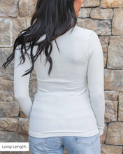 Load image into Gallery viewer, Grace &amp; Lace Scoop Neck Long Sleeve Brami - Ivory *Long Length*