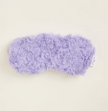Load image into Gallery viewer, Curly Purple Warmies Eye Mask
