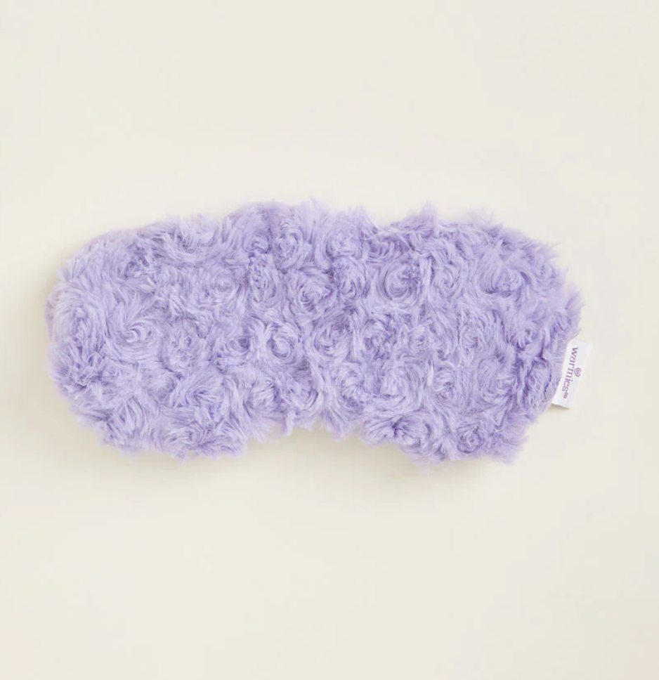 Curly Purple Warmies Eye Mask