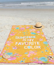 Load image into Gallery viewer, Natural Life - Yoga / Beach Towel - Sunshine