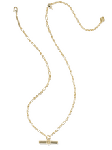 Load image into Gallery viewer, Bree T-Bar Pendant Necklace - Gold