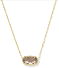 Load image into Gallery viewer, Kendra Scott Elisa Gold Pendant Necklace - Taupe Mother of Pearl