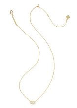 Load image into Gallery viewer, Kendra Scott Mini Elisa Luxe Pendant Necklace - Gold CZ