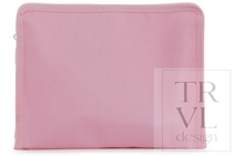 Load image into Gallery viewer, TRVL Design - Roadie Medium Zip Pouch - Coated Canvas Peony