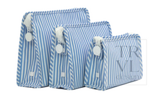 Load image into Gallery viewer, TRVL Design - Roadie Medium Zip Pouch - Pimlico Stripe Chambray