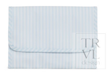 Load image into Gallery viewer, TRVL Design - Mini Rollup Hanging Bag - Pimlico Stripe Chambray