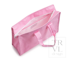 Load image into Gallery viewer, TRVL Design - Overnight Tote - Pimlico Stripe Pink