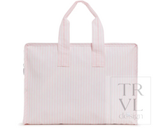 Load image into Gallery viewer, TRVL Design - Overnight Tote - Pimlico Stripe Pink
