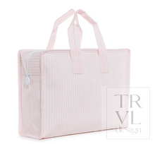 Load image into Gallery viewer, TRVL Design - Overnight Tote - Pimlico Stripe Pink