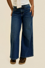 Load image into Gallery viewer, Judy Blue HW Petite Rigid Magic LUX Retro Wide - Dark Indigo