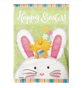 Happy Easter Garden Flag