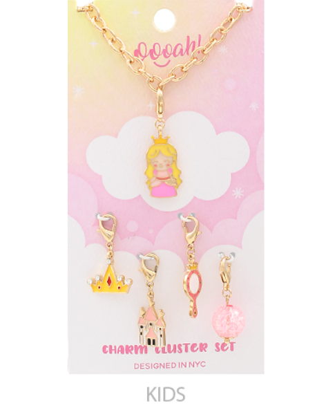 Fairy Tail Charm Necklace Set - Princess