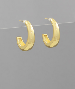 Kennedy Gold Hoop Earrings