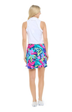 Load image into Gallery viewer, Giselle Pocket Skort - Navy Floral