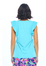 Load image into Gallery viewer, Collen Tiered Cap Sleeve Top - Mint