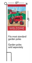 Load image into Gallery viewer, Welcome Tractor Garden Flag