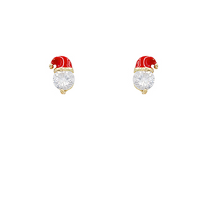 Santa Hat Stud Earrings