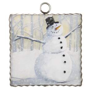 RTC Mini Gallery Charm - Wintry Fun Snowman