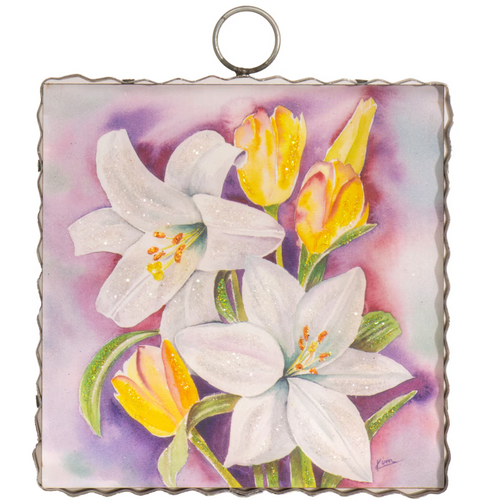 RTC Mini Gallery Charm - Easter Lilies