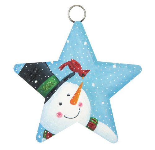 RTC Mini Gallery Charm - Snowman & Curious Cardinal