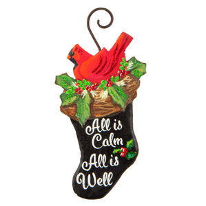 RTC Ornament - "All Is Calm" Stocking