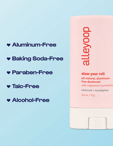 Alleyoop Slow Your Roll Natural Deodorant Mini - Pomegranate