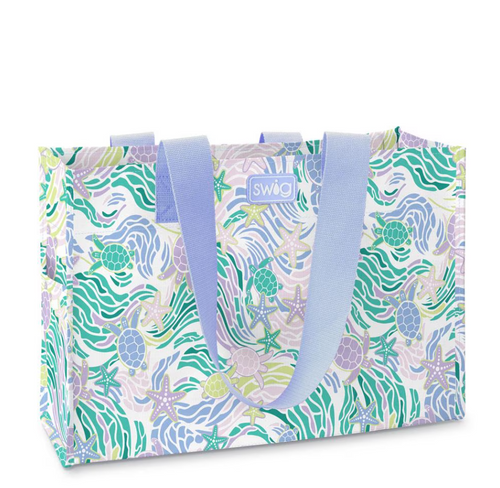 Swig Sea Swirl Large Reusable Bag