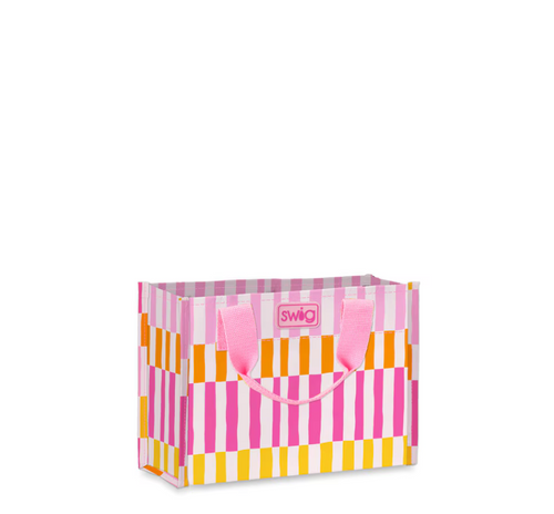 Swig Sherbet Stripe Small Reusable Bag
