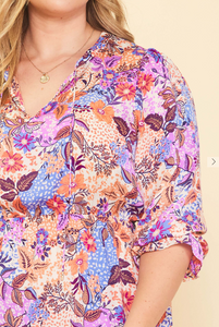 Andrea Floral Maxi Dress *Curvy*