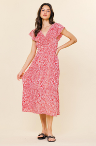 Poppy Floral Midi Dress