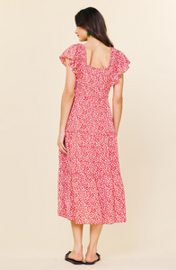 Poppy Floral Midi Dress