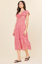 Load image into Gallery viewer, Poppy Floral Midi Dress