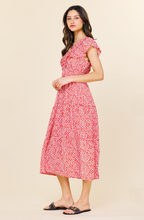 Load image into Gallery viewer, Poppy Floral Midi Dress